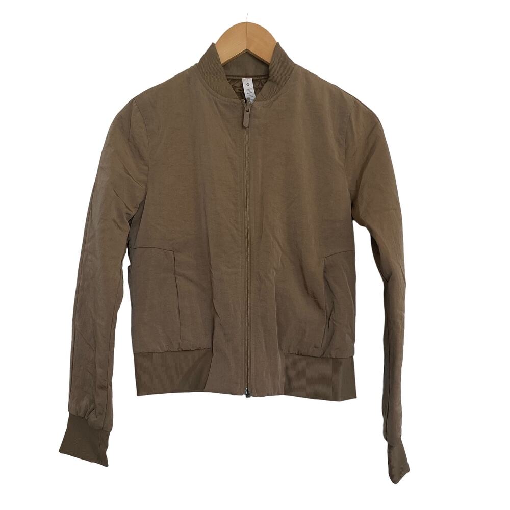 NWT Lululemon Non Stop Bomber Full Zip Reversible Travel Jacket